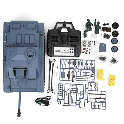 RC Model Tank G grey BB+IR (metal tracks) PRO upgraded version
