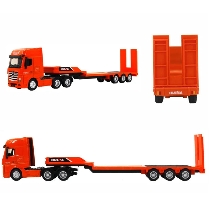 1729 Static Flatbed+Excavator Model