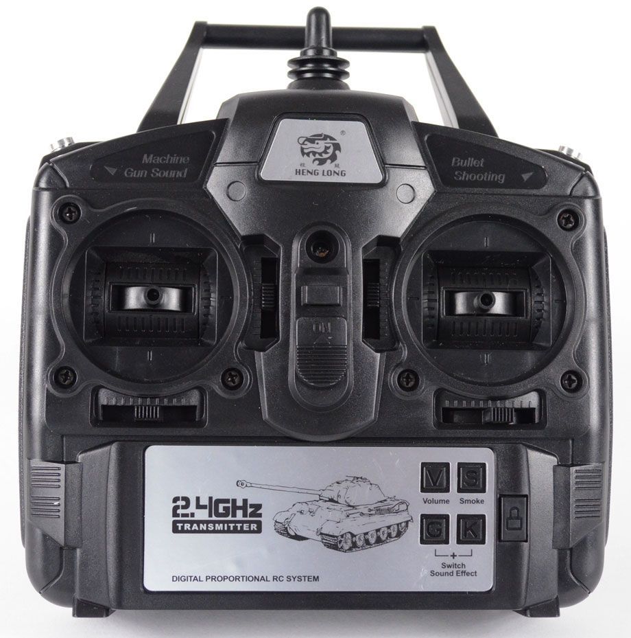 Tiger I V7 with Infrared Battle System (2.4Ghz + Shooter + Smoke + Sound)