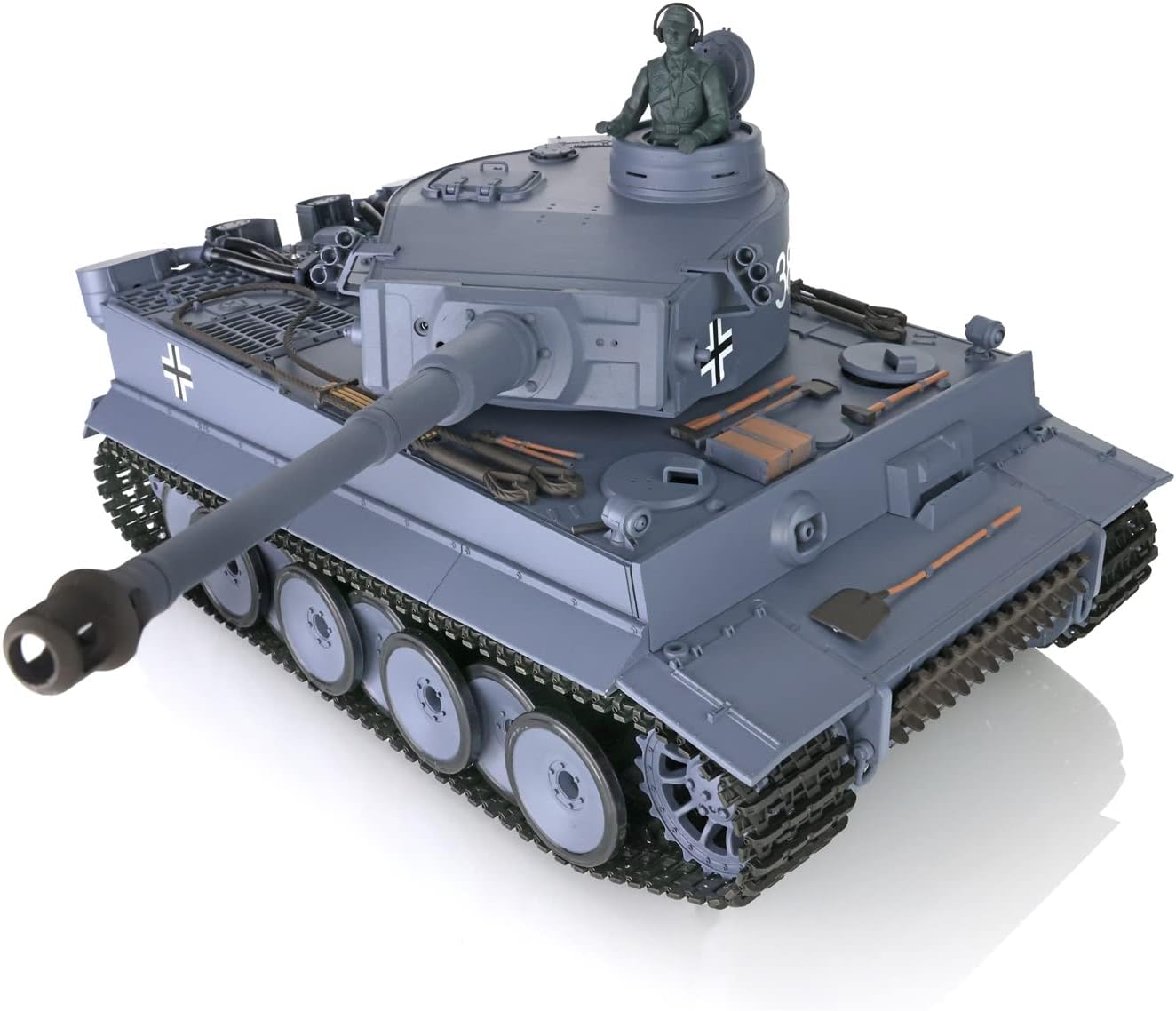 Tiger I V7 with Infrared Battle System (2.4Ghz + Shooter + Smoke + Sound)