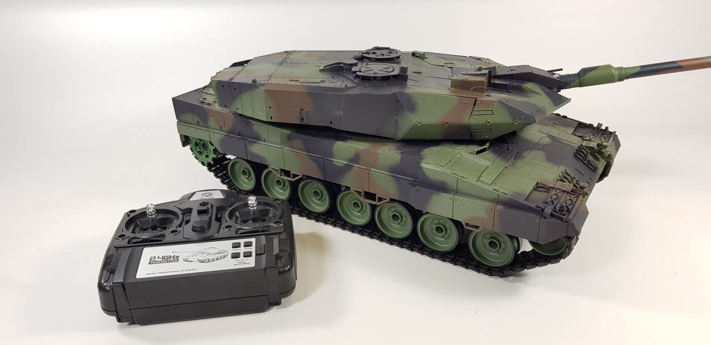 Remote Control R/C Model Heng long 3889-1 1/16 2.4G German Leopard A6 RC Tank Version 7 METAL SUSPENSION