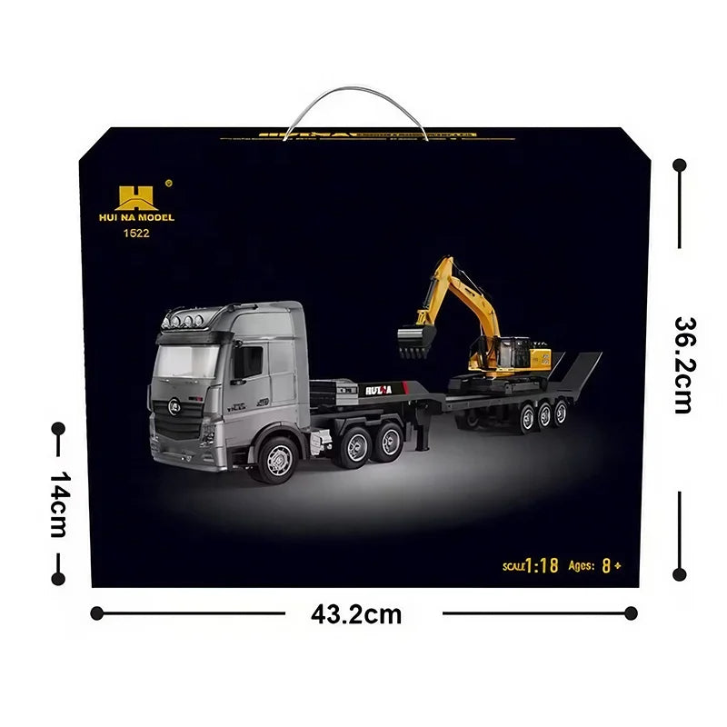 1522 RC Flatbed + Static Excavator