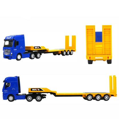 1729 Static Flatbed+Excavator Model