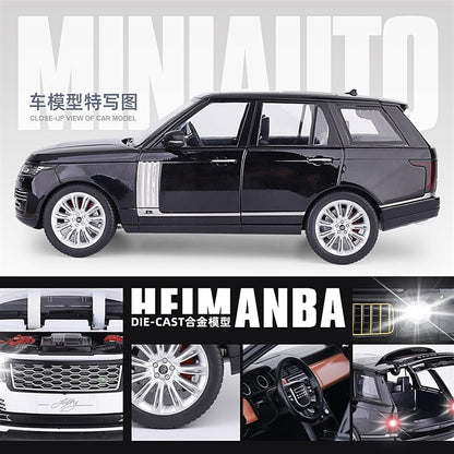 Range Rover Autobiography Black Metal Diecast Car 1:18 (28x11 cm)