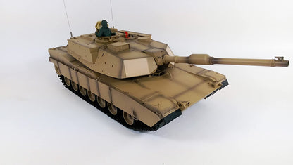 RC Tank 1:16 Scale Model Heng Long Abrams BB Firing Airsoft Smoke Sound Version 6.0s Infrared M1A2