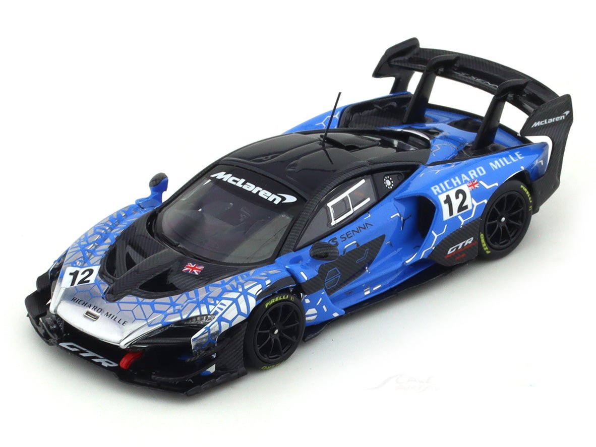 McLaren Senna GTR blue 1:64 LCD diecast scale model collectible