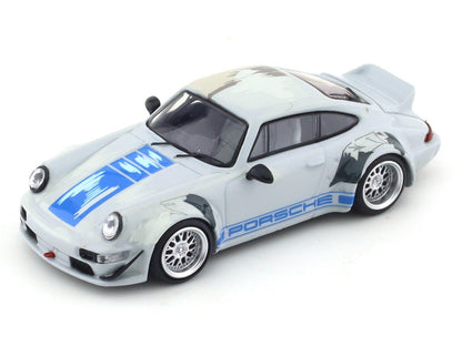 Porsche 964 RWB grey 1:64 Time Micro diecast scale model collectible