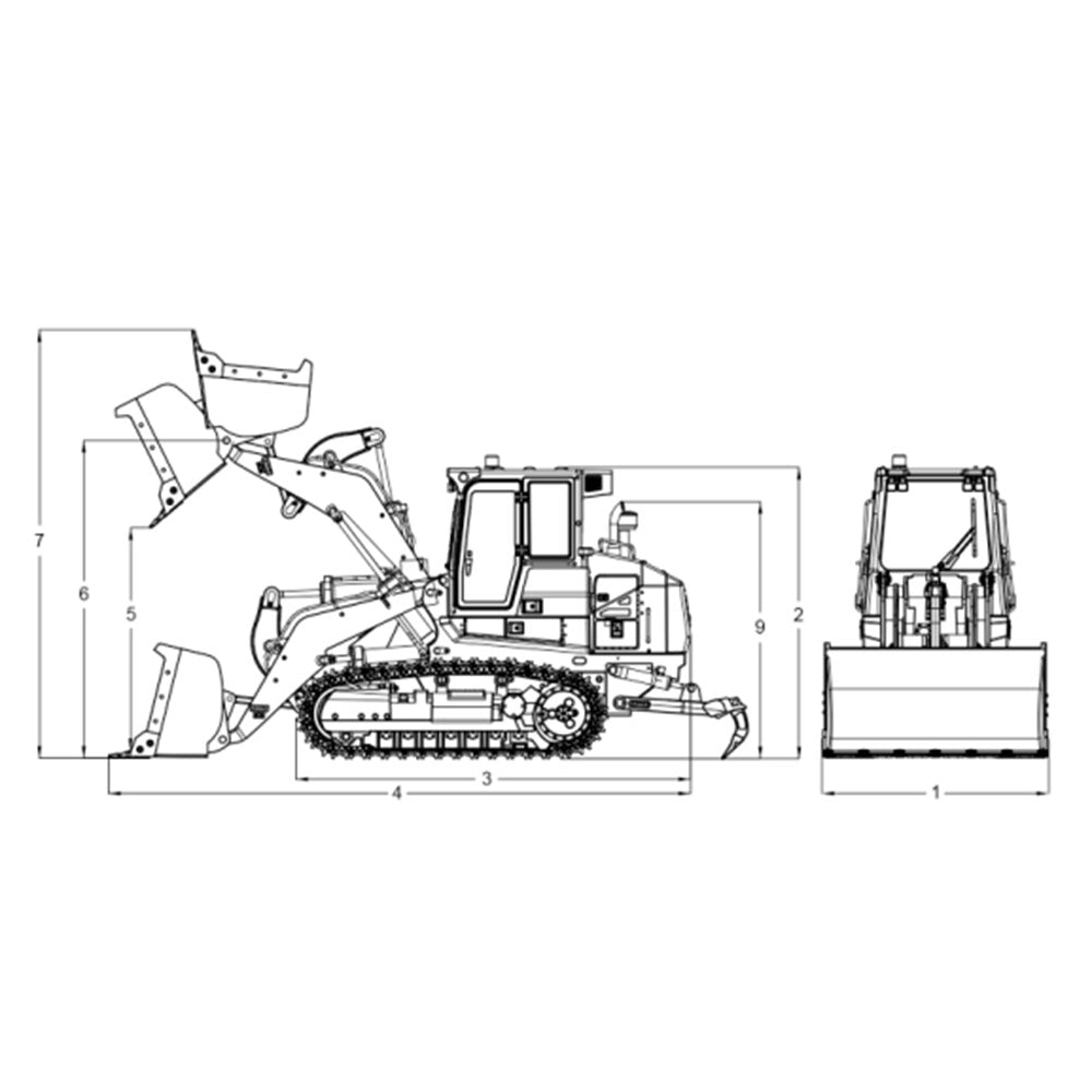 Kabolite K963 RC Hydraulic Crawler Loader (2025 Model)