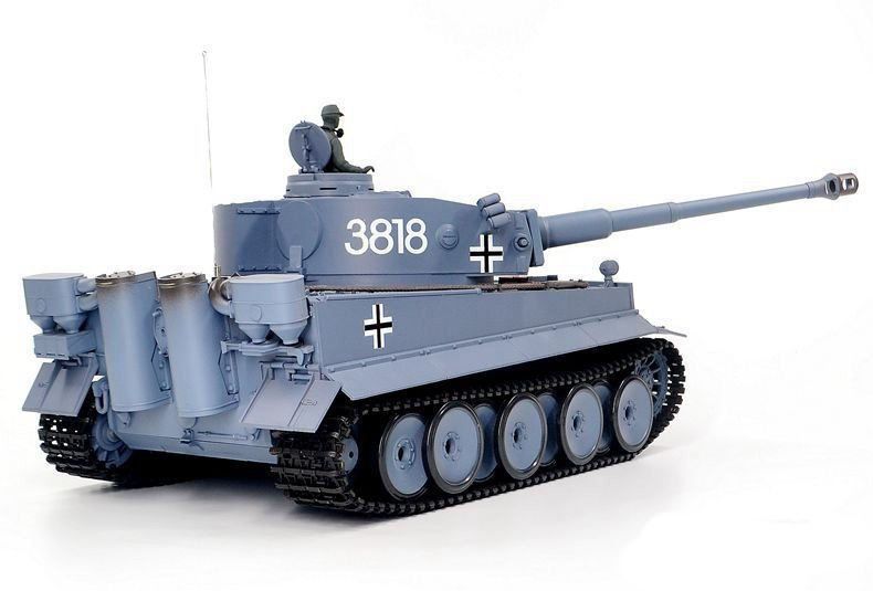 Tank Tiger Long 1:16, Smoke, Sound, BB Shot Function + IR, 2,4 Ghz metal suspension