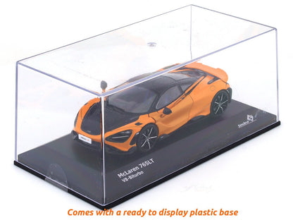 2020 McLaren 765LT V8-Biturbo orange 1:43 Solido diecast Scale Model collectible