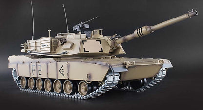 M1A2 Abrams RC Tank Desert Metal Tracks Metal Gearbox